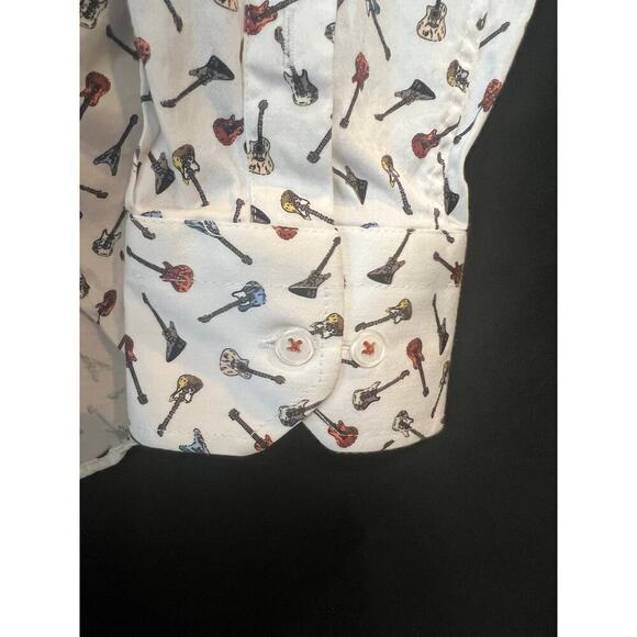 Luchiano Visconti Guitar Button Up / Size L - Picture 6 of 10